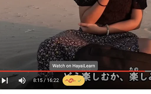 Belajar Bahasa Jepang dengan HayaiLearn: AI di YouTube & Netflix - Screenshot 3