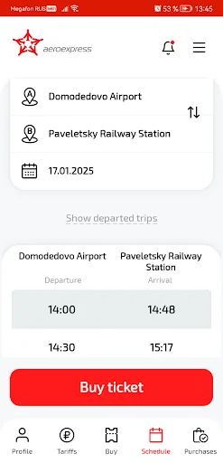 Download Aeroexpress Terbaru – Beli Tiket Kereta Cepat Mudah - Screenshot 4