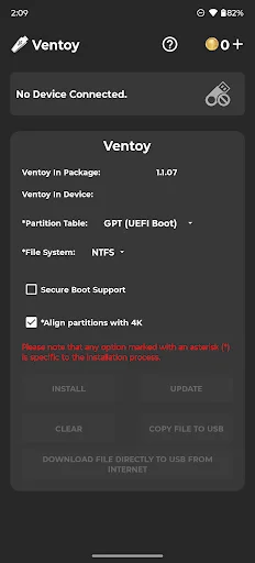 Download Ventoy (Unofficial) Terbaru – Buat Bootable USB Gratis - Screenshot 1