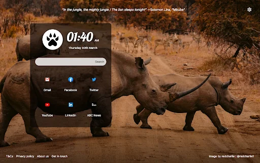 Download Ekstensi The Big 5 Terbaru – Jelajahi Satwa Liar Afrika - Screenshot 3