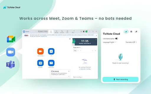 Download TicNote Cloud: AI Meeting Notes & Transkripsi Rapat - Screenshot 4