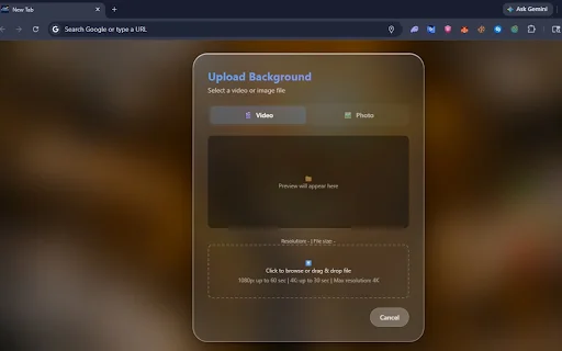 Halo New Tab Dashboard – Ubah Halaman Baru Chrome Jadi Estetik - Screenshot 3