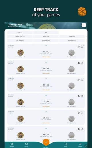 Statastic Basketball Tracker: Statistik Tim Basket Profesional - Screenshot 18