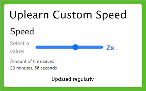 Download Uplearn Custom Speed Terbaru – Atur Kecepatan Gratis - Screenshot 1