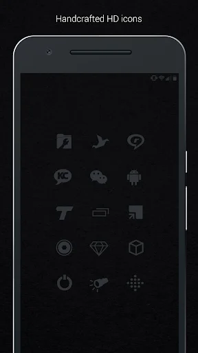 Download Murdered Out Icon Pack Terbaru – Tema Hitam Estetik - Screenshot 4