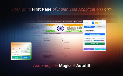 Indian Visa Autofill Pro – Isi Formulir Visa India Otomatis - Screenshot 3