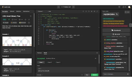 Unduh LeetRooms Terbaru – Ruang Kolaborasi Coding Gratis - Screenshot 1