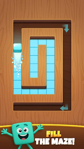 Download Maze Fill Versi Terbaru – Game Puzzle Warna Seru - Screenshot 1
