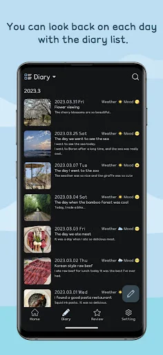 Download BeginEnd Diary Terbaru – Aplikasi Buku Harian Foto Gratis - Screenshot 9