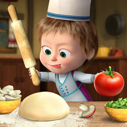 Download Masha and the Bear Pizza Maker – Game Memasak Seru