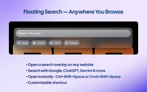 Download Radial New Tab Terbaru – Kelola Tab & AI Gratis - Screenshot 3