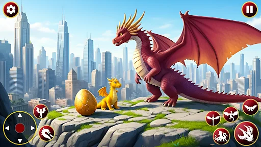 Download Flying Dragon Sim: Be A Dragon Terbaru – Simulasi Naga Gratis - Screenshot 4