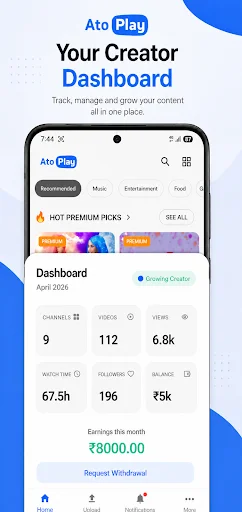 Download AtoPlay Terbaru – Platform Video Kreator yang Inovatif - Screenshot 1