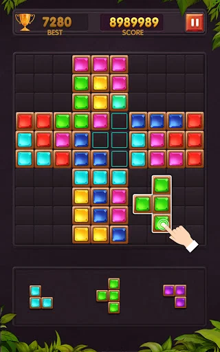 Download Tetrush Fun! Block Puzzle Gem – Game Asah Otak Gratis - Screenshot 15