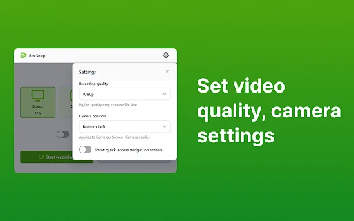 RecSnap: Perekam Layar Browser Terbaik & Gratis – Unduh Sekarang - Screenshot 3