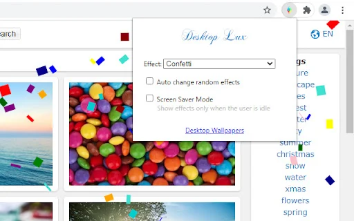 Download Desktop Lux: Effects Terbaru – Efek Web Keren Gratis - Screenshot 4