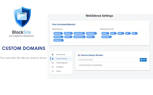 Download WebSilence Terbaru – Blokir Situs & Fokus Kerja - Screenshot 2
