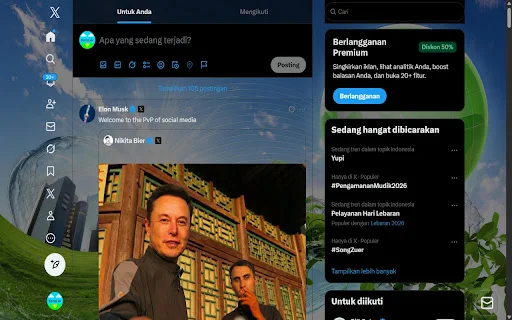 Custom Web Background: Kustomisasi Latar Belakang Browser Anda - Screenshot 3