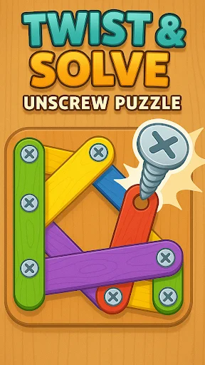 Download Twist & Solve Terbaru – Game Puzzle Sekrup Gratis - Screenshot 1