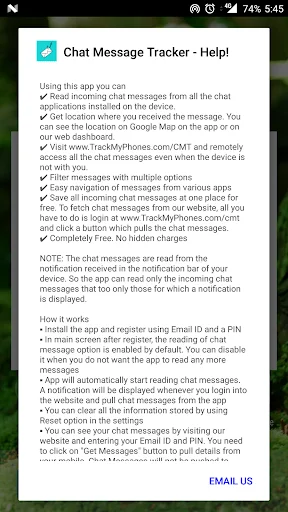 Download Chat Message Tracker Remotely – Pantau Pesan & Chat - Screenshot 8