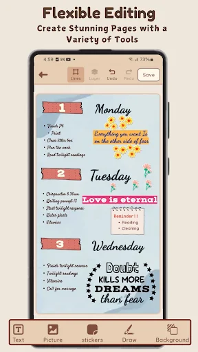 Download FeatherNotes: Journal & Diary Terbaru – Gratis & Kreatif - Screenshot 3