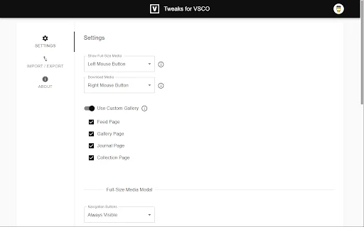 Tweaks for VSCO Terbaru – Unduh Gambar Resolusi Penuh Gratis - Screenshot 4