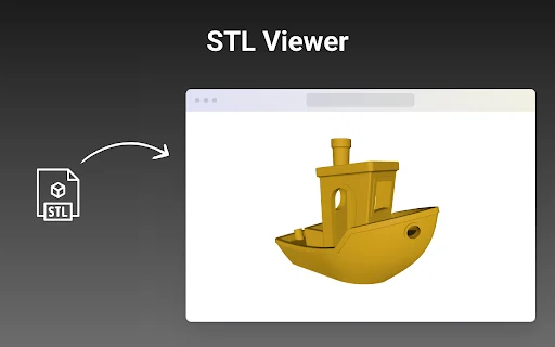 STL Viewer Chrome – Lihat File 3D Online Secara Mudah & Cepat - Screenshot 1