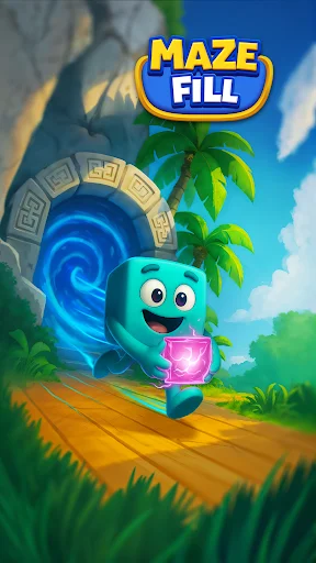 Download Maze Fill Versi Terbaru – Game Puzzle Warna Seru - Screenshot 6