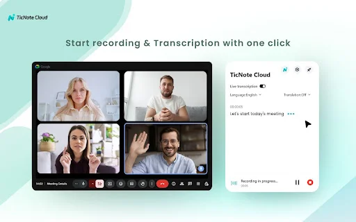 Download TicNote Cloud: AI Meeting Notes & Transkripsi Rapat - Screenshot 1