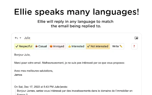 Download Ellie AI Email Assistant – Balas Email Otomatis Cerdas - Screenshot 4