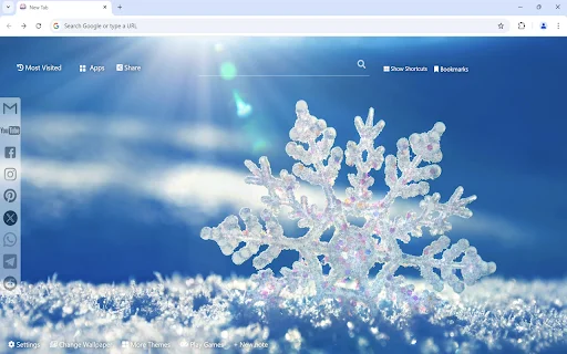 Download Winter Snow Wallpaper Terbaru – Tema HD Gratis - Screenshot 2