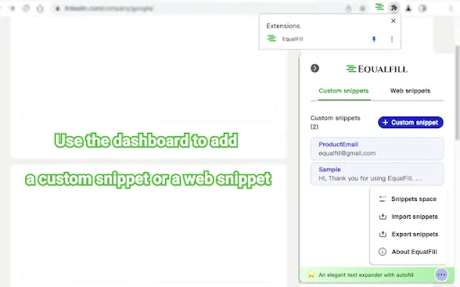 Download EqualFill Terbaru – Text Expander Gratis & Cepat - Screenshot 3