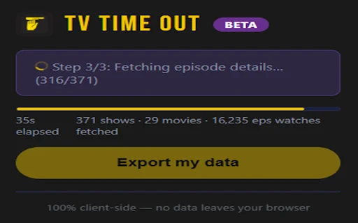 Download TV Time Out by Refract Terbaru – Ekspor Data Gratis - Screenshot 3