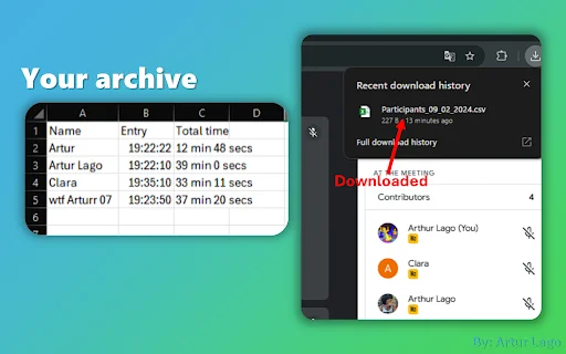 Download Meet Participants – Attendance Terbaru – Pantau Kehadiran - Screenshot 5