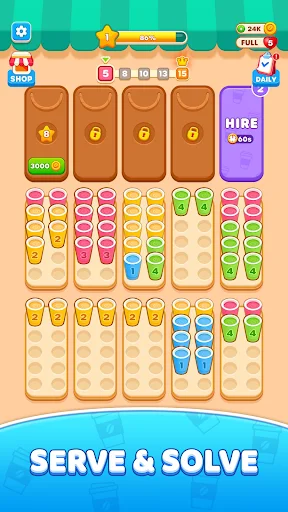 Download Coffee Color Stack Terbaru – Game Puzzle Kopi Seru - Screenshot 2
