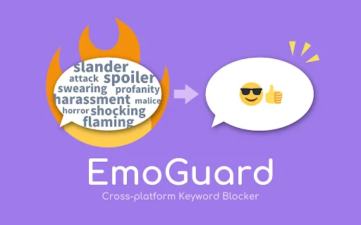 EmoGuard – Pemblokir Kata Kunci Terbaik untuk Browsing Aman - Screenshot 1
