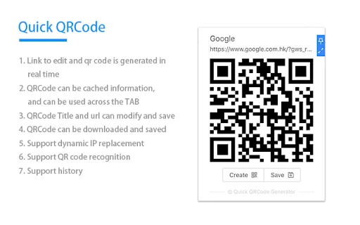 The Quick QR Code: Alat QR Code Terbaik untuk Browser Anda - Screenshot 1