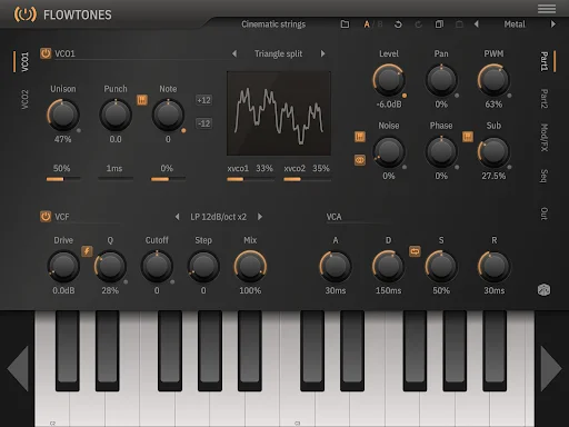 Download Flowtones Terbaru – Synthesizer Analog Virtual Terbaik - Screenshot 1