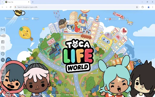 Download Toca Life World Wallpaper Baru – Ekstensi Tab Gratis - Screenshot 2