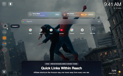 Download Spiderman Brand New Day Chrome – Tema HD Gratis - Screenshot 2