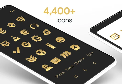 Download Solid Gold Pro Icon Pack Terbaru – Ikon 3D Mewah Gratis - Screenshot 2