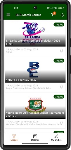 Download BCB Match Centre Terbaru – Update Skor Kriket Resmi - Screenshot 3