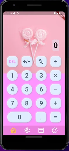 Download Pink Calculator Terbaru – Kalkulator Lucu & Praktis - Screenshot 1