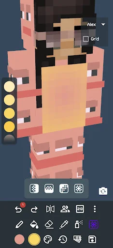 3D Skin Editor for Minecraft – Buat Skin Keren Sekarang - Screenshot 5