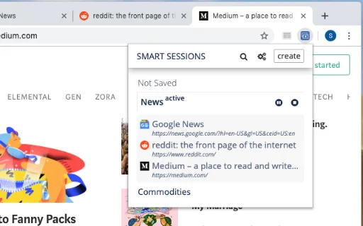 Download Smart Sessions – Tab Manager Terbaru – Kelola Tab Mudah - Screenshot 2
