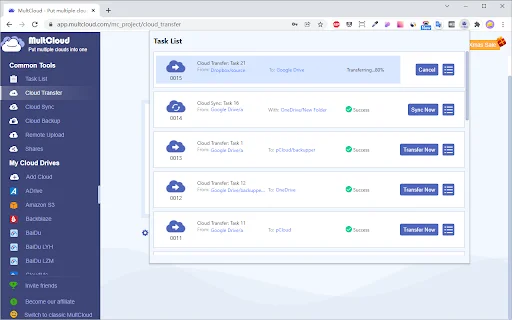 Transfer OneDrive ke Google Drive Terbaru – Pindahkan Cloud Gratis - Screenshot 3