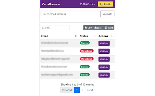 Email Verifier by ZeroBounce – Validasi Email Cepat & Akurat - Screenshot 1