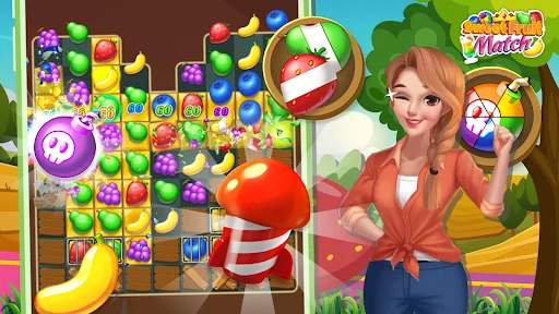Download Sweet Fruit Match Puzzle Blast Gratis – Game Puzzle Seru - Screenshot 6