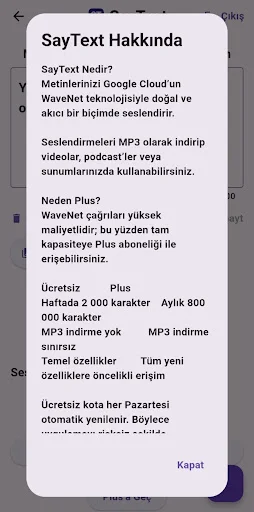 Download SayText Terbaru – Ubah Teks ke Suara MP3 Gratis - Screenshot 7