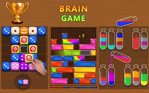 Download Brain Games – Block Puzzle Terbaru – Game Asah Otak Seru - Screenshot 17